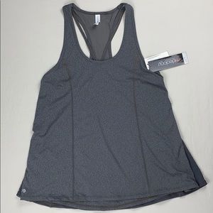 Racerback Top with Dual Layer Mesh Back